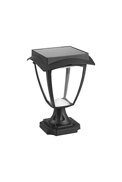 V-TAC Lampă solară, aluminiu, 2W, IP65, neagră