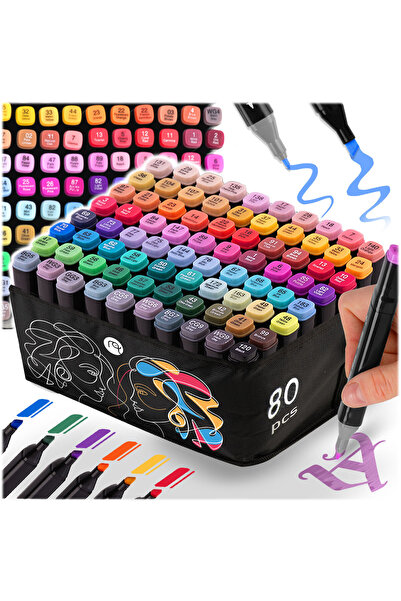 Other Nukido NK-912 Alcohol Markers with Bag of 80