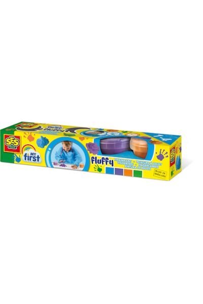SES Creative Finger Painting Set 4 Colors My First Fluffy