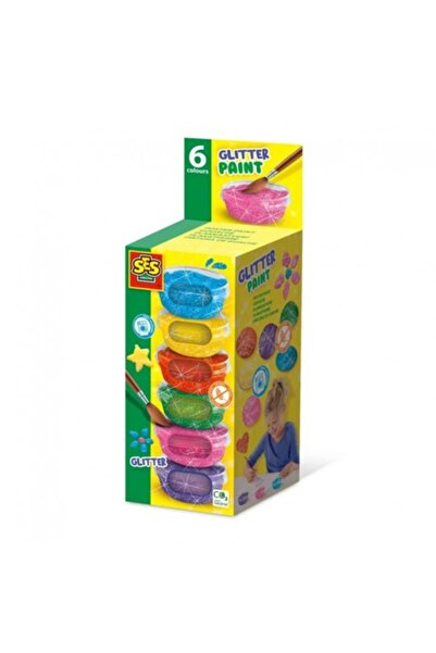 SES Creative Set of Poster Paints with Glitter, SES Creative, 6 colors, +3 years