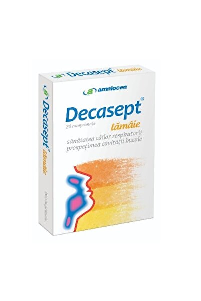 Amniocen Decasept Lamaie Amniocen, 24 comprimate