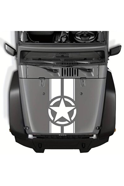 Avex Sticker autoadeziv pentru vehicule Off Road, model "Army Star", dimensiu...