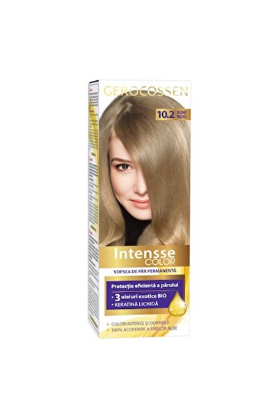 GEROCOSSEN Vopsea de păr Intense Color 10.2 Blond Închis, 50 ml