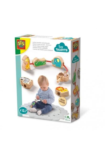 SES Creative Educational Game, SES Creative, Wood, Age 1+, Multicolor