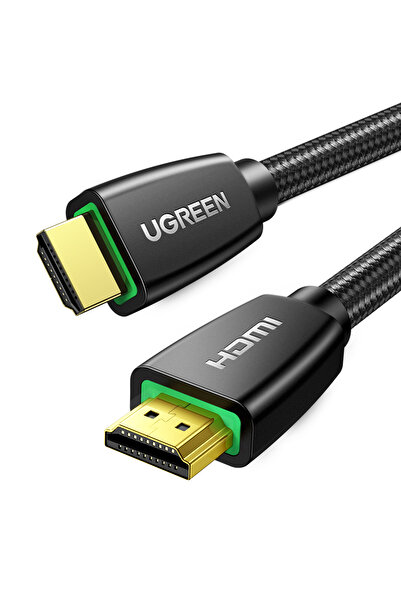Ugreen 4k Hdmı Örgülü Görüntü Ve Ses Aktarma Kablosu 1 Metre