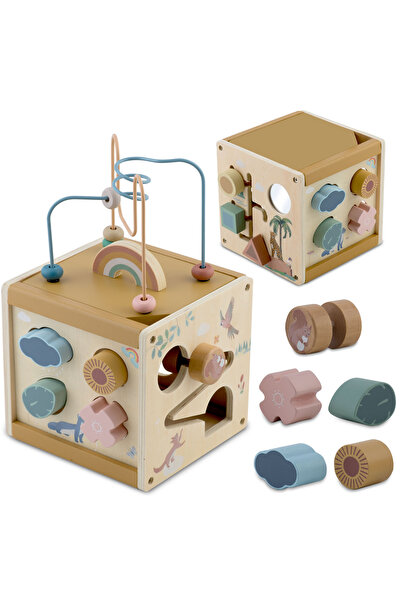 Other Wooden sensory toy cube NK-861 Nukido