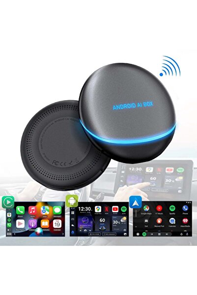 Taggo Advanced Android Carplay AI Box with 8GB RAM, 128GB Storage, WiFi & Bluetooth Connectivity