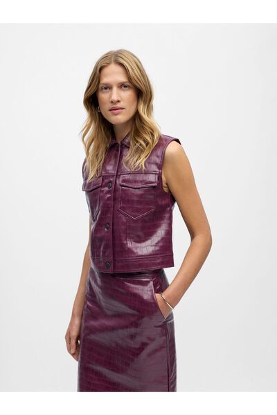 Object Weste PU Kroko