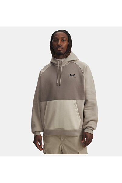 Under Armour Erkek UA Icon Heavyweight Colorblocked Kapüşonlu Sweatshirt 6009...