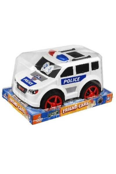 ÇLK TOYS سيارة شرطة صغيرة تعمل بالتفريغ طراز تشيلك-176