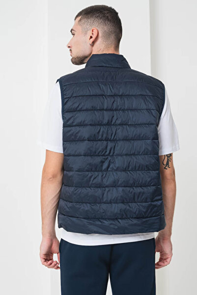 Jack & Jones Jjwest Light Bodywarmer Collar Mavi Erkek Yelek 12283201