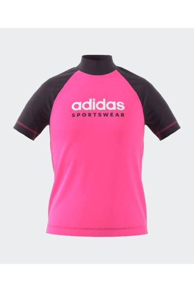 adidas Short Sleeve Rash Guard - Pink