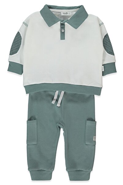 Bebetto Two String Sweat 2-Piece Set (Magic Star) Green