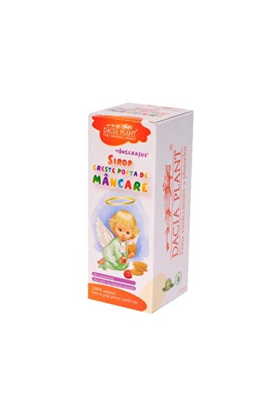 Dacia Plant Sirop Creste Pofta de Mancare Ingerasul Dacia Plant, 200 ml