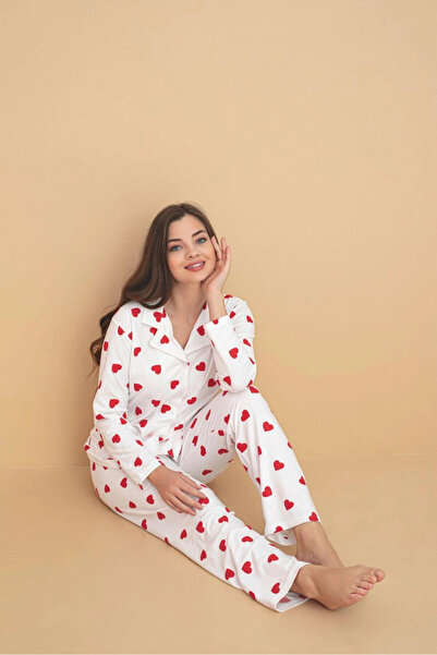 My Hanne Patterned Women's Pajama Set 4000