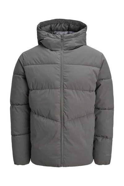 Jack & Jones Ανδρικό παλτό Puffer Grey 12283517