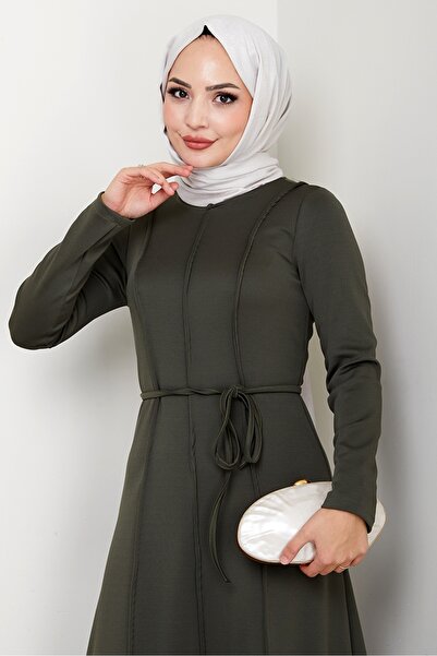 Bestenur Φόρεμα κατάδυσης Akten με κορδόνια 1619 - Χακί