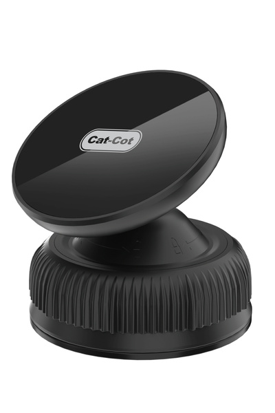 Cat - Cot حامل هاتف سيارة مغناطيسي فائق من كات-كوت، مزود بقاعدة شفط، دوران 360 درجة وقبضة قوية | CT-35