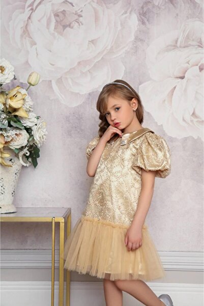 Miss Lorin Kids Children's Lace Christmas Dress