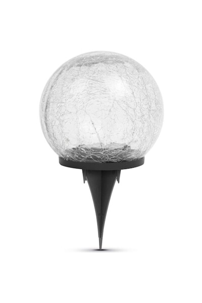 Garden of Eden Lampă solară LED Sfera 11760B, sticlă, 15 LED-uri, lumină albă...