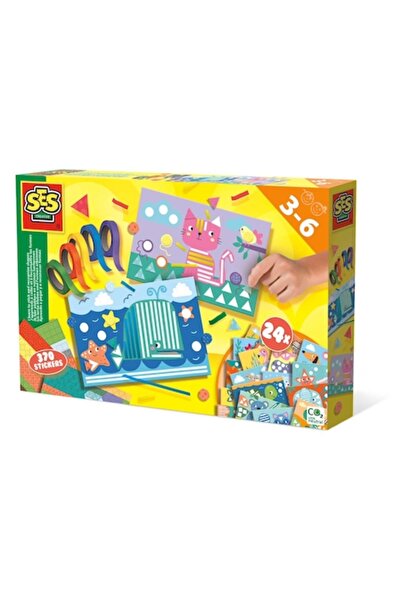 SES Creative Set de 370 de stickere, SES Creative, 3-6 ani, multicolore