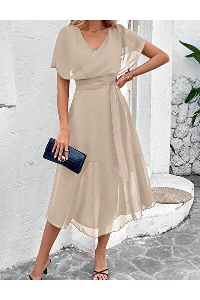 Sheya Rochie midi Sheya, bej