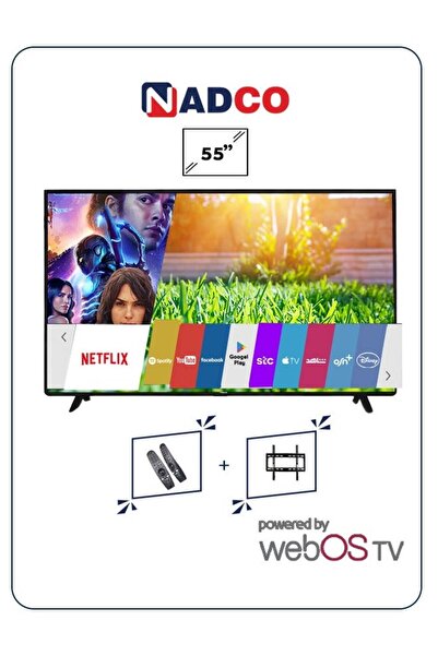 Nadco 55 Inch-TV Flat Smart - WebOS - 4K Ultra HD - NC-55T4K