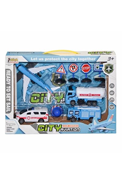 Asya Oyuncak مجموعة المطار تشيك آند دروب 7756S-307Ab