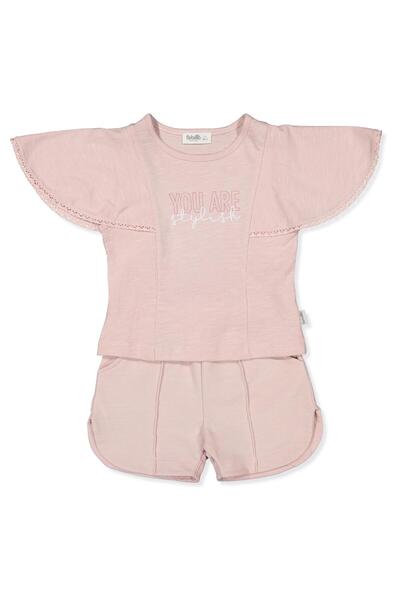 Bebetto Two Strap Shorts 2-Piece Set (You Are) Pink