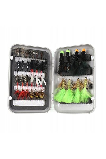 Other Muscă Păstrăv Grayling Somon Păstrăv ASP Ide Chub Set de 32 buc Momeli ...