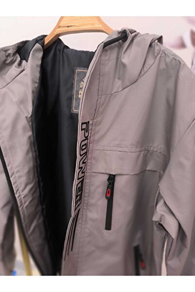 kidsense Boy's Hooded Zippered Raincoat with Pockets