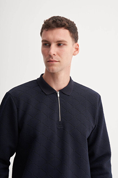 Cazador Navy Blue Men's Sweatshirt 53420