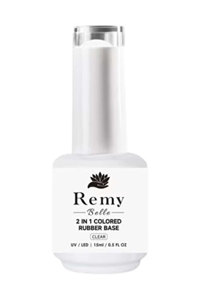 Remy Belle 2 في 1 طبقة أساسية مطاطية، قاعدة طلاء أظافر جل طويلة الأمد، لمعان ...