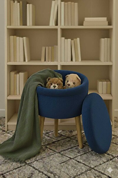 eda hacıoğlu edam bedding group Teddy Kumaşlı Ayaklı Sandıklı Puf