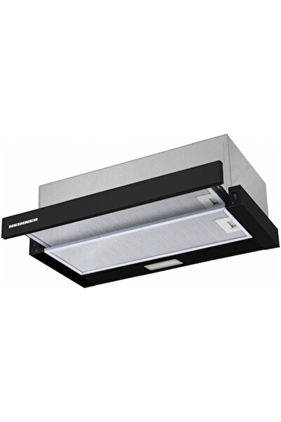 Heinner HTCH-F400BK telescopic built-in hood, 358.4 m³/h, 59.5 cm, Black