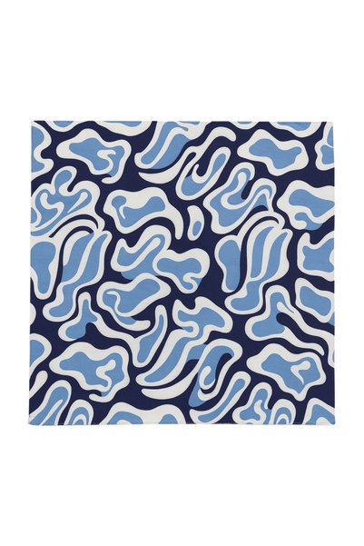İYİBU Women's Patterned Satin Mini Scarf 65X65 – Neck, Hair and Wrist Accessory