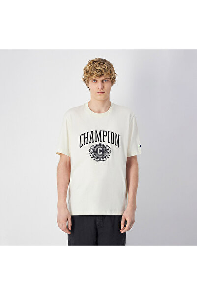 Champion Yearbook SS Tee Bej Erkek Tişört-221174-YS141