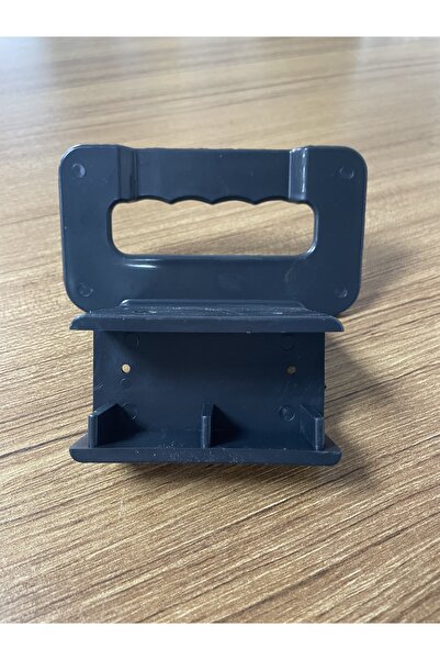 Ergün 2 Adet Sert Plastik Baza Kulpu Siyah