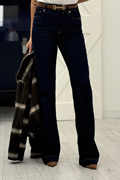 Act Pepicino Kids&Boutique Lacivert İspanyol Paça Jean 3270