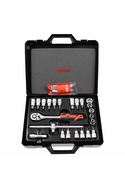 kronus Socket and accessory set, 1/2 inch, 25 pieces
