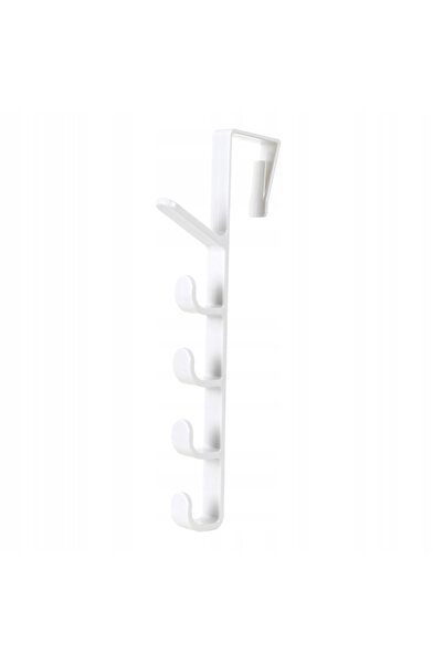 Other DOOR HANGER FOR TOWELS AND CLOTHES Universal 5-seater WHITE