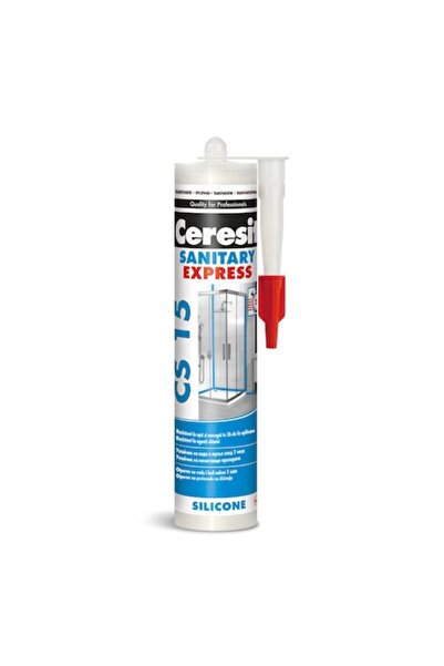Ceresit Silicon sanitar, transparent, Express CS 15, interior / exterior, 280 ml