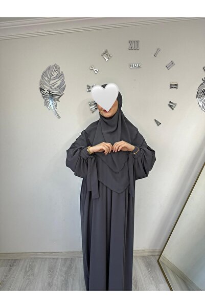 Yüsra Collection Σετ φόρεμα και κοντό σουφλέ Liza 2 τεμαχίων