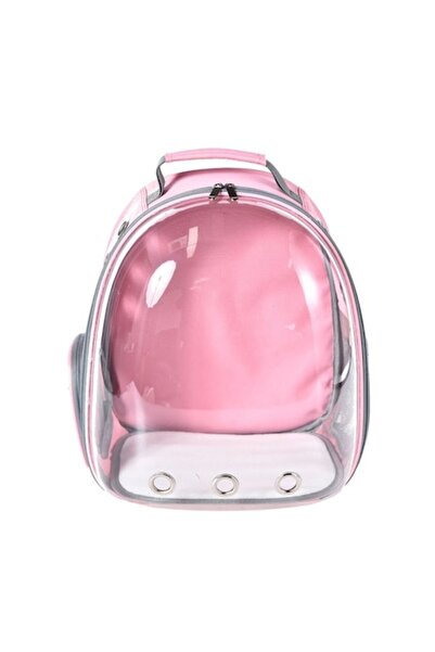 OEM Rucsac transport caini talie mica / pisici, 4 Dog, textil + plastic, roz ...