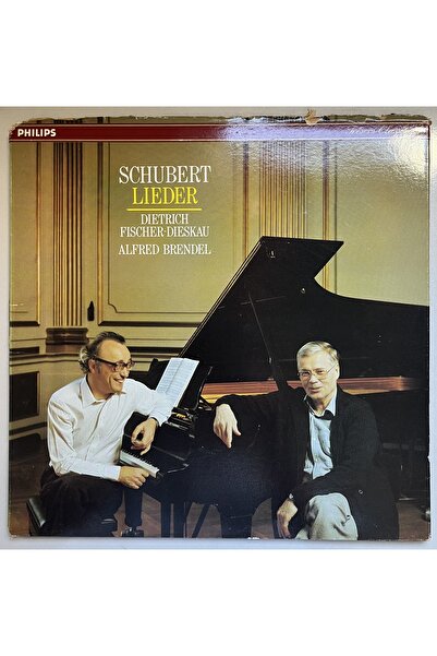 Philips Schubert Dietrich Fischer Dieskau, Alfred Brendel Songs Lieder Lp Plak (1983 Dönem Baskı Plak)