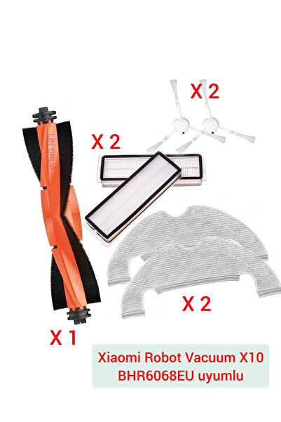 LİN GRUP Σετ ανταλλακτικών συμβατό με τα μοντέλα Dreame D9 + plus και D10+ plus