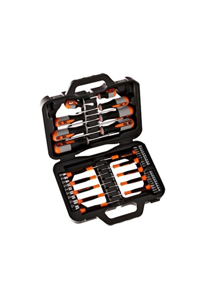 Holzer Set of 18 screwdrivers + 29 accessories Profi 372147