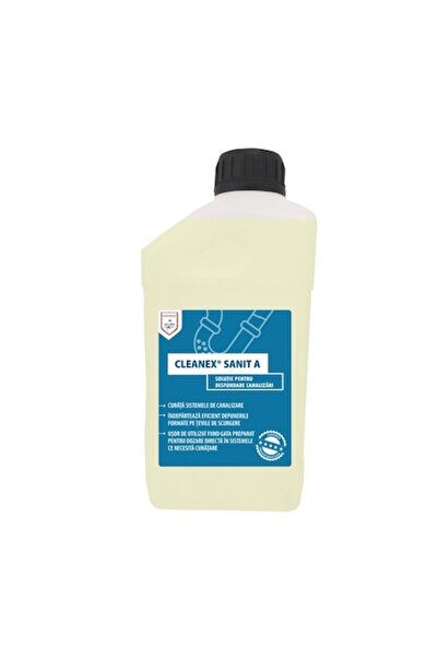 Cleanex Solutie pentru desfundare canalizari Sanit A, 1.2 kg