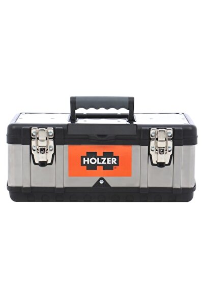 Holzer Metal tool box, Holzer, stainless steel, 390 x 180 x 170 mm