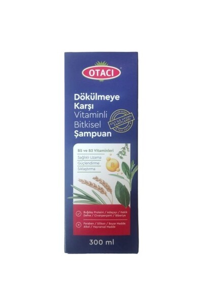 Otacı Herbal Shampoo Anti-Shedding with Vitamins 300 ml